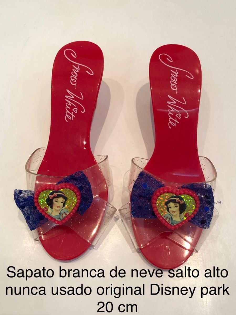 sapato infantil branca de neve