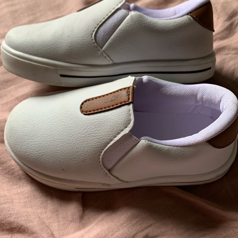 Sapato Branco Infantil para Batizado Casamento Calçado Infantil para  Meninos Pequito Usado 95979306 enjoei - Main Image