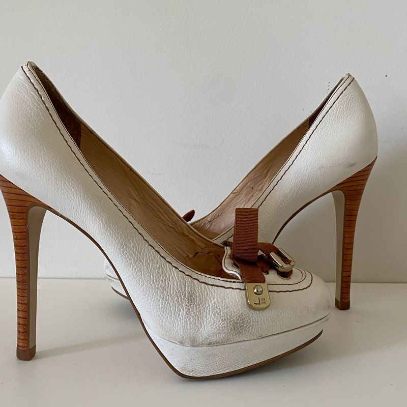 Sapato branco hot sale jorge bischoff
