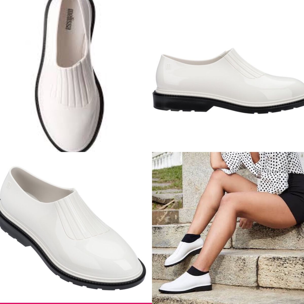 sapato branco melissa
