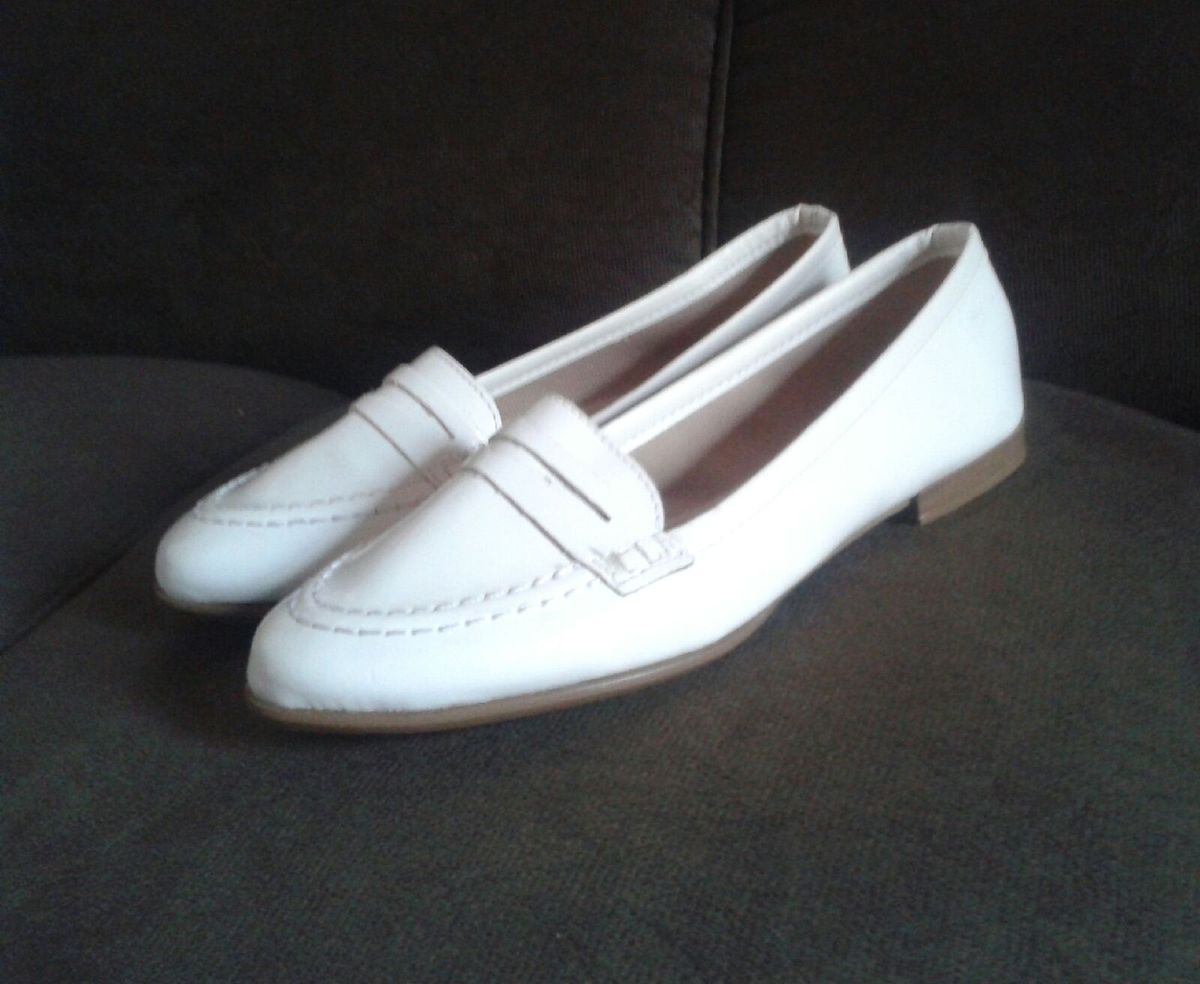 sapato branco moleca