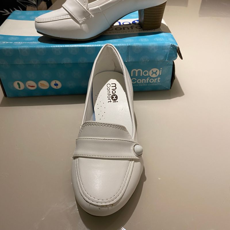 Max confort 2024 sapatos branco