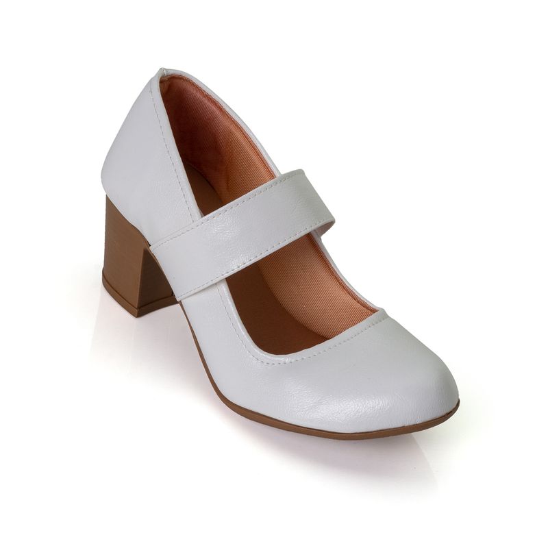 Sapato feminino branco store confortavel