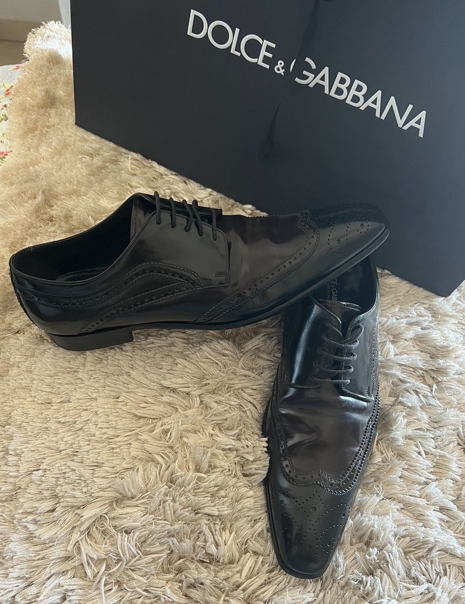 Sapato Café Original Dolce e Gabbana | Sapato Masculino Dolce & Gabbana ...