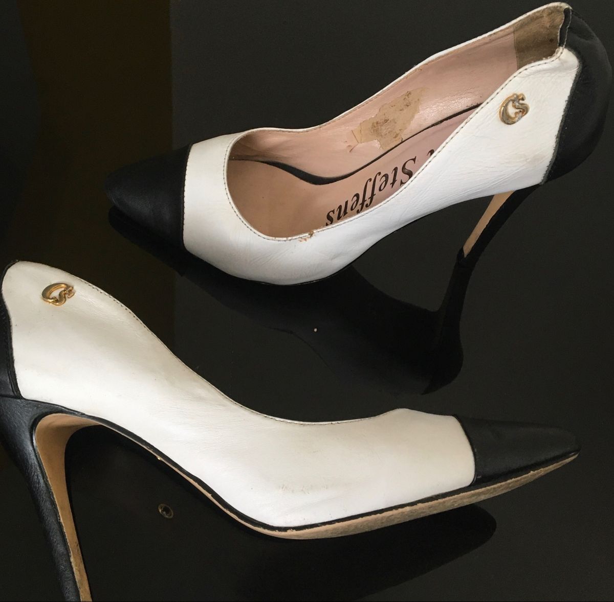 sapato branco carmen steffens