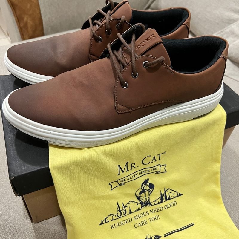 Shoe Sapataria Mr Cat Sapato Casual Sapato Marrom Mr Cat Sapato