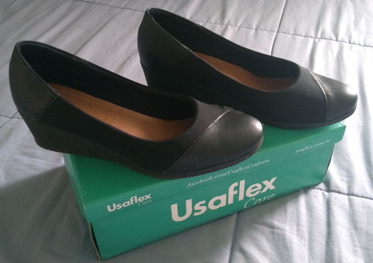 sapatos total conforto usaflex