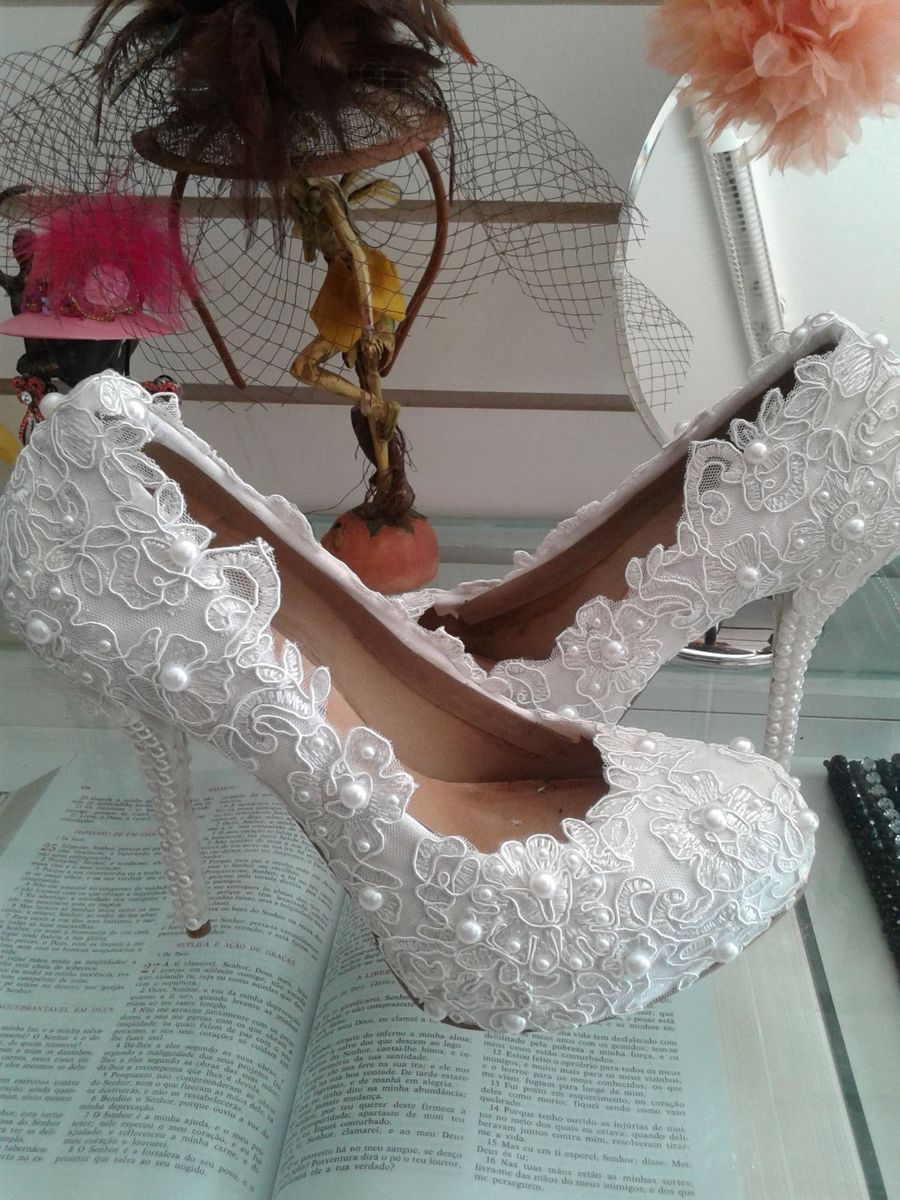sapatos customizados para noivas