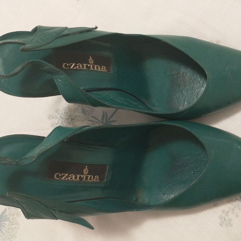 Sapato Czarina Verde Sapato Feminino Czarina Usado 76655069 enjoei