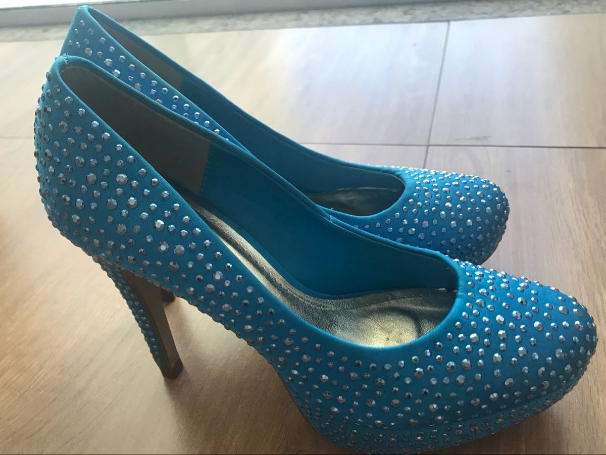 sapato para noiva azul tiffany