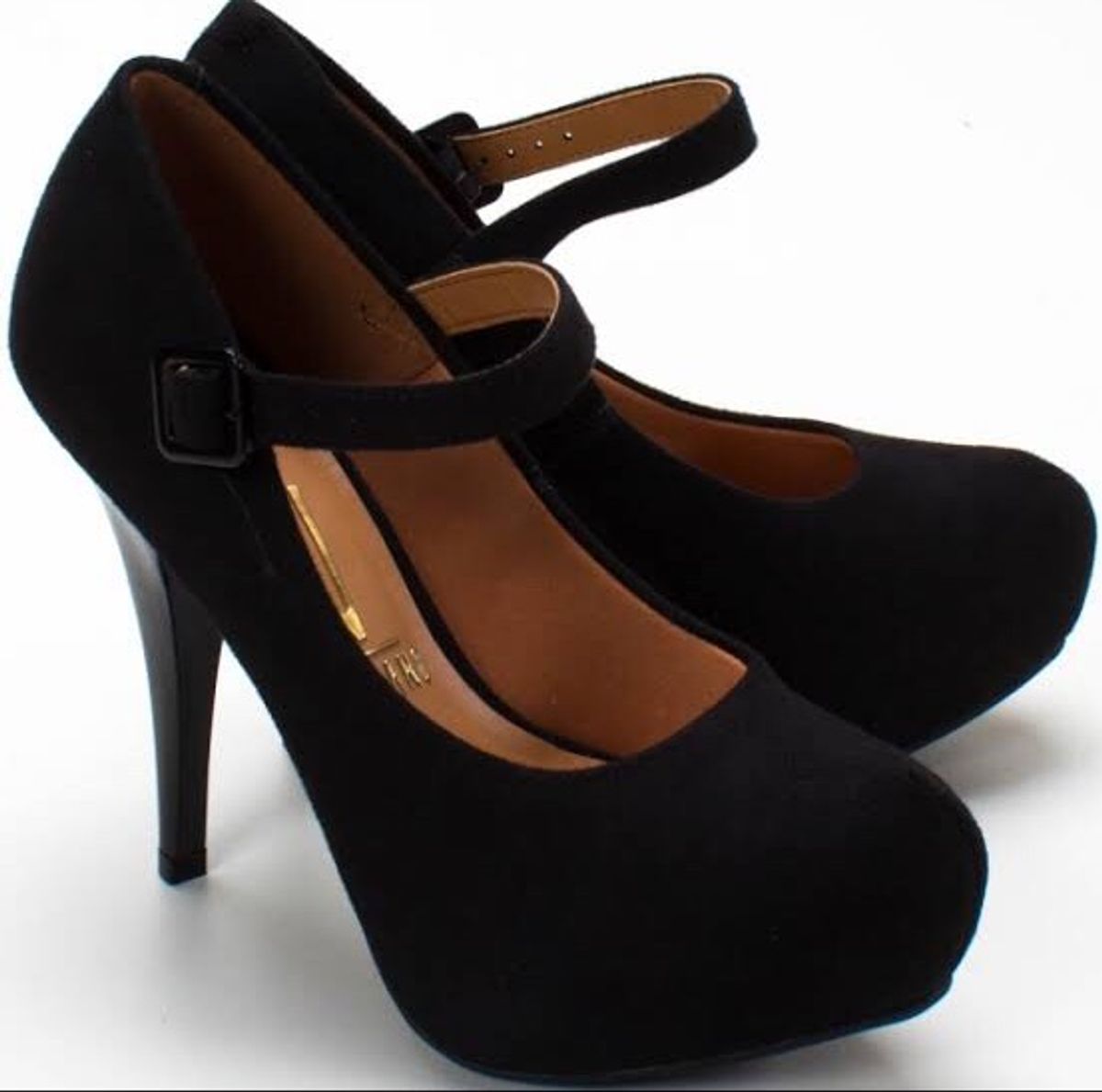 sapato de salto vizzano preto