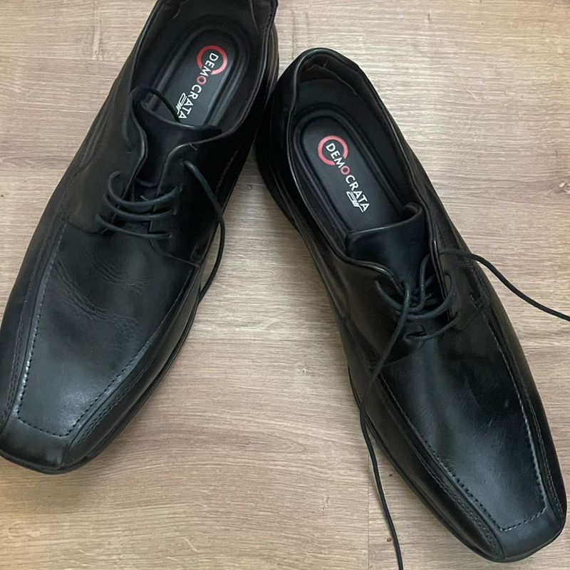 Sapato Democrata Smart Comfort Air Spot Masculino Preto - com Cadarço, Sapato  Masculino Democrata Nunca Usado 87987084