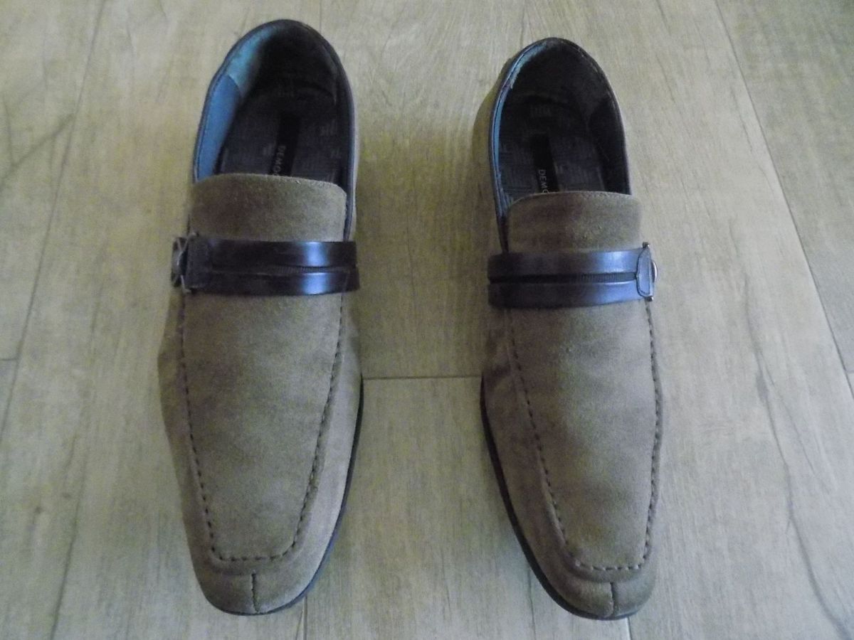 sapato democrata camurça