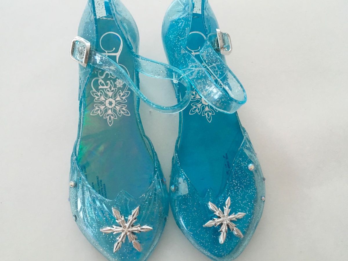 sapato da elsa frozen