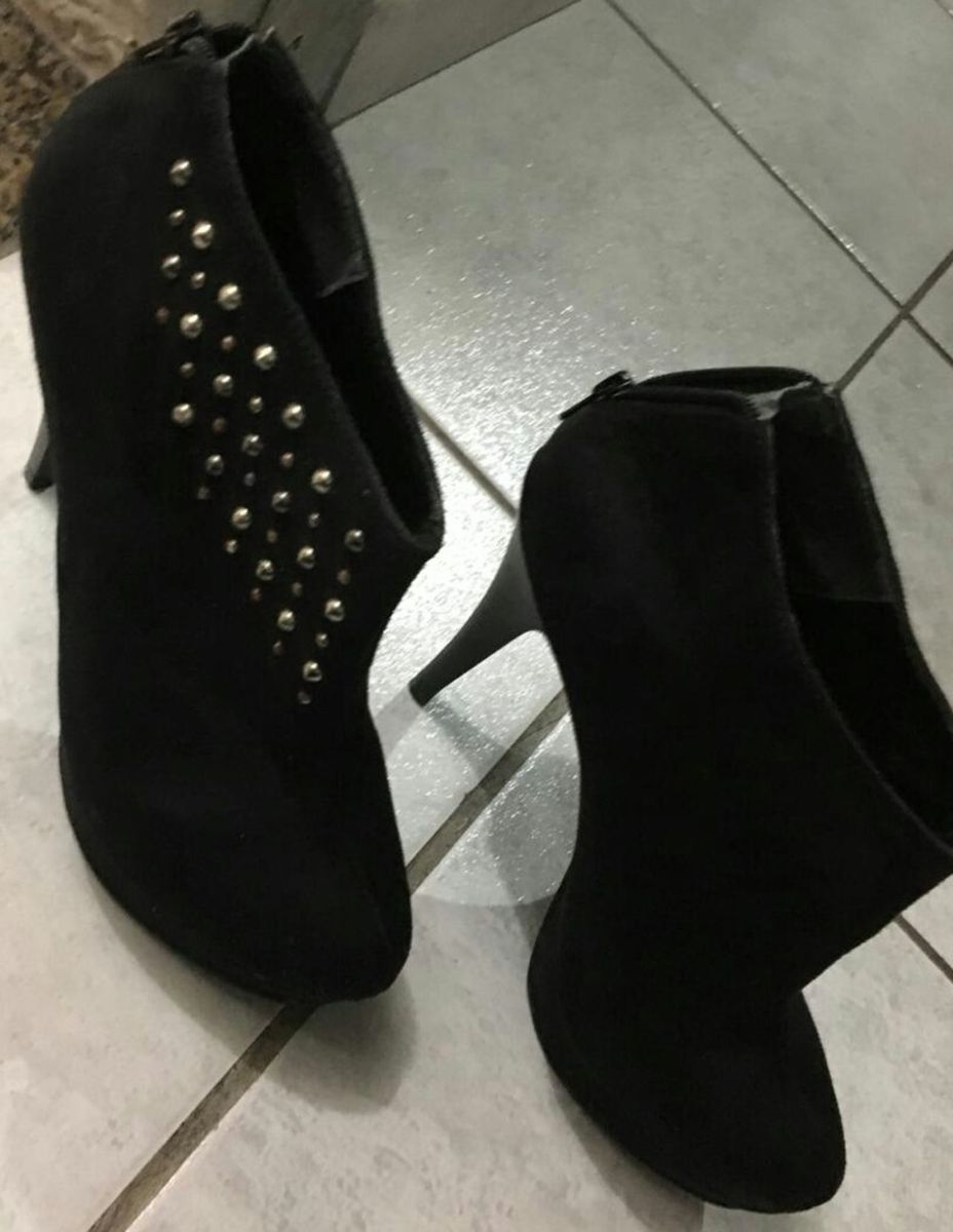 bota tipo sapato feminino