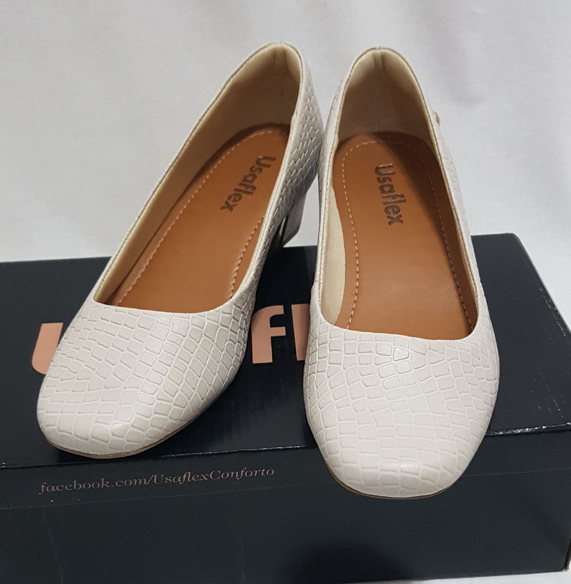 sapato fechado feminino usaflex