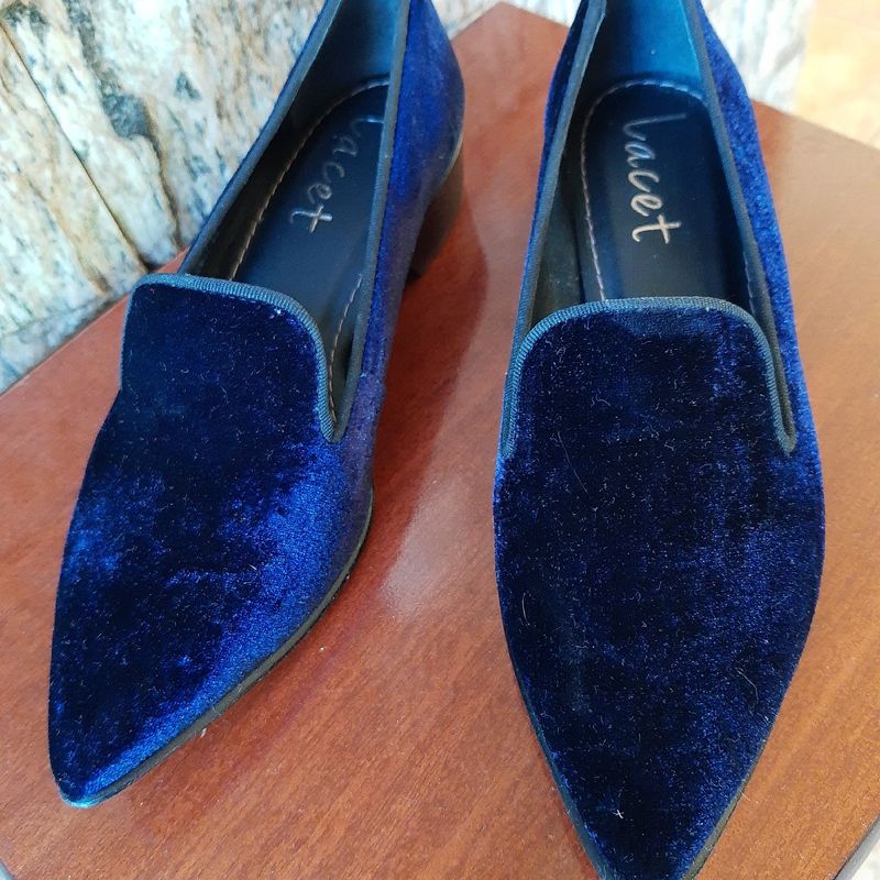 Sapato de best sale veludo feminino
