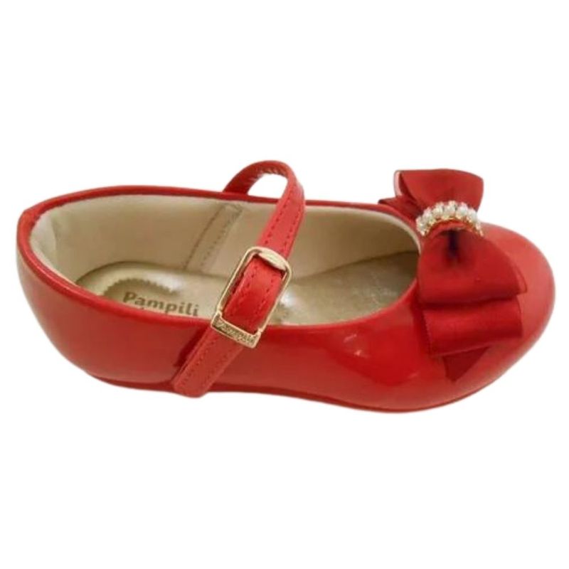 Sapato infantil hot sale vermelho pampili