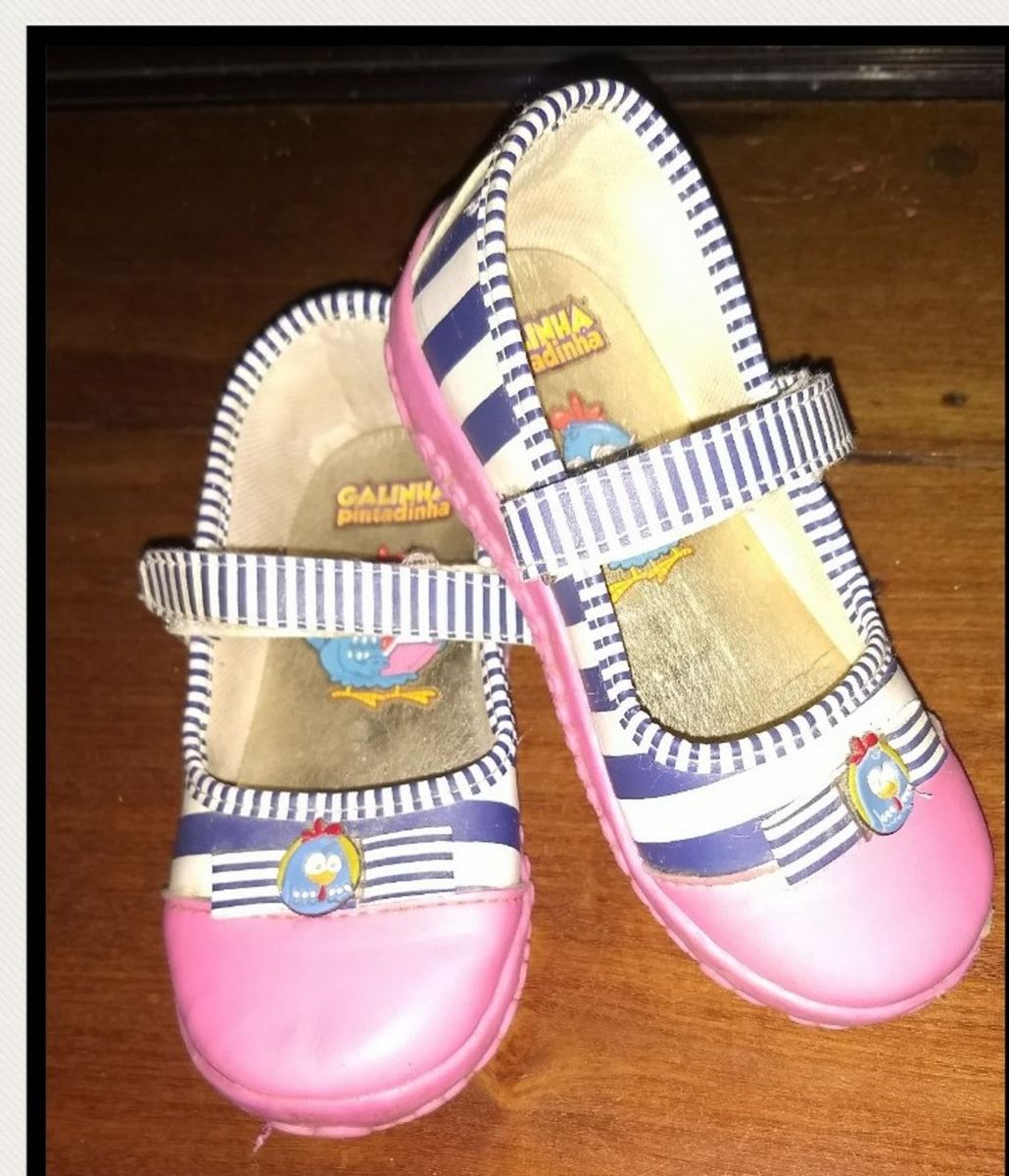 sapato galinha pintadinha
