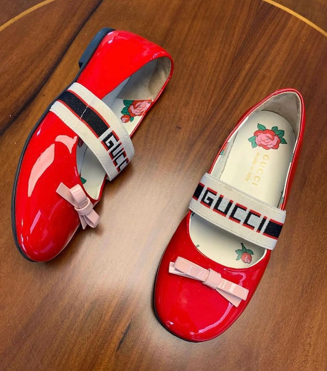 Sapato 2024 gucci vermelho