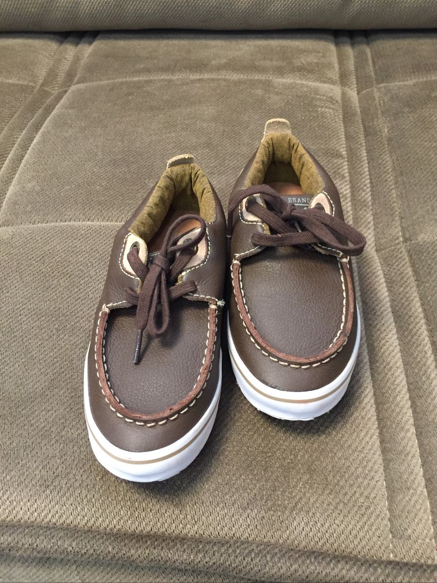 sapatenis couro infantil