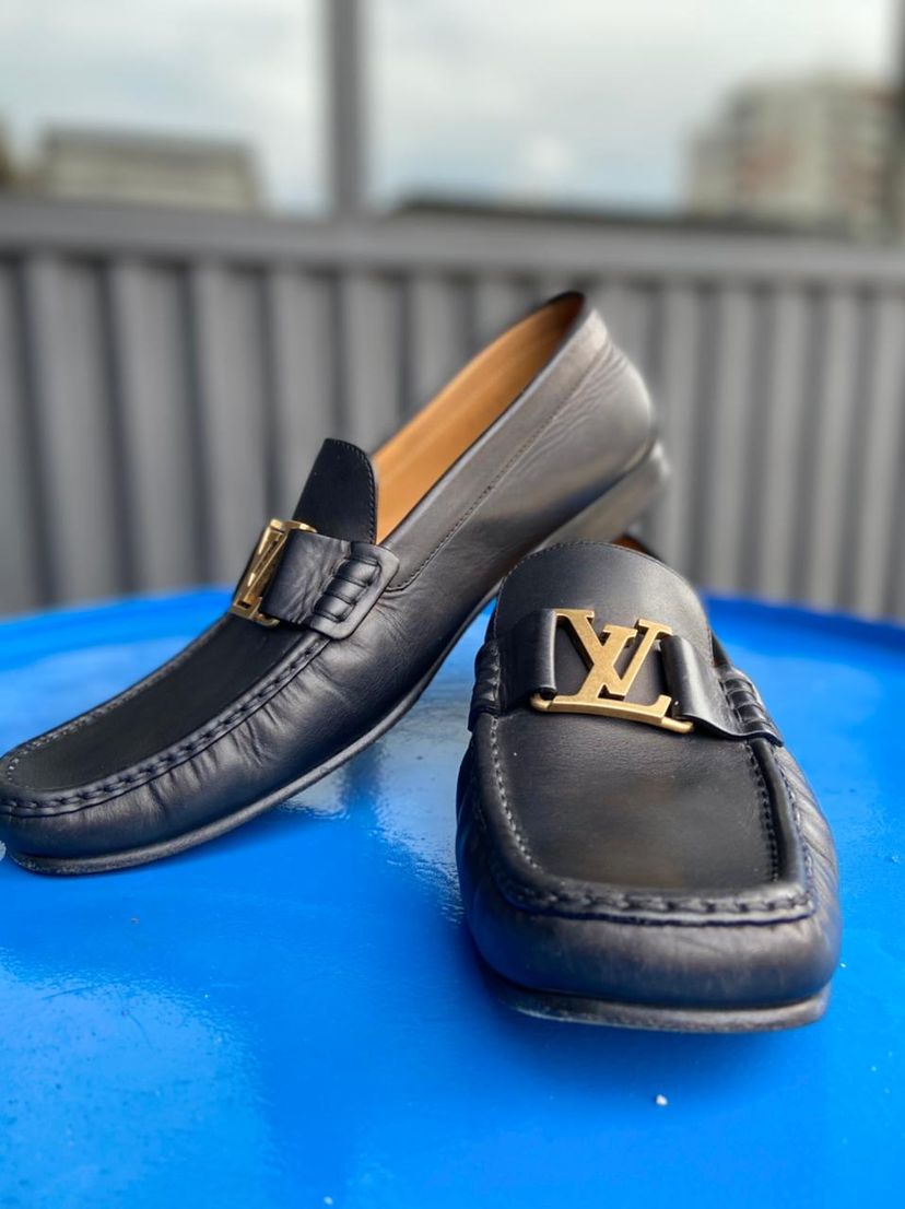 Mocassim Louis Vuitton Masculino Cinza