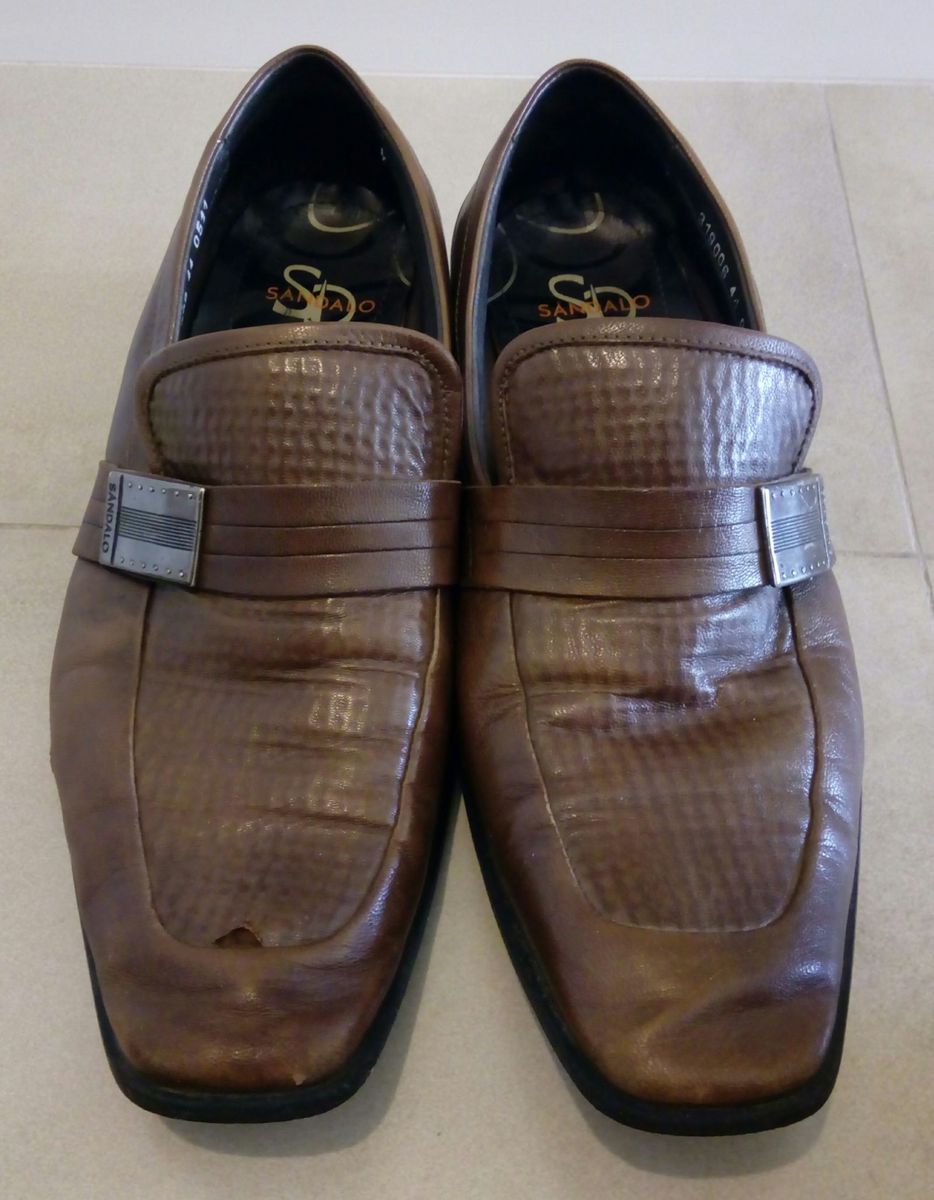 sapato sandalo marrom