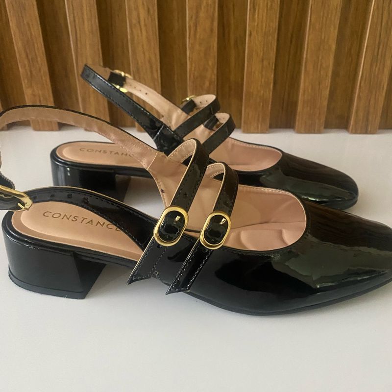 Sapato Mary Jane Preto Sapato Feminino Constance Usado 105576345 enjoei
