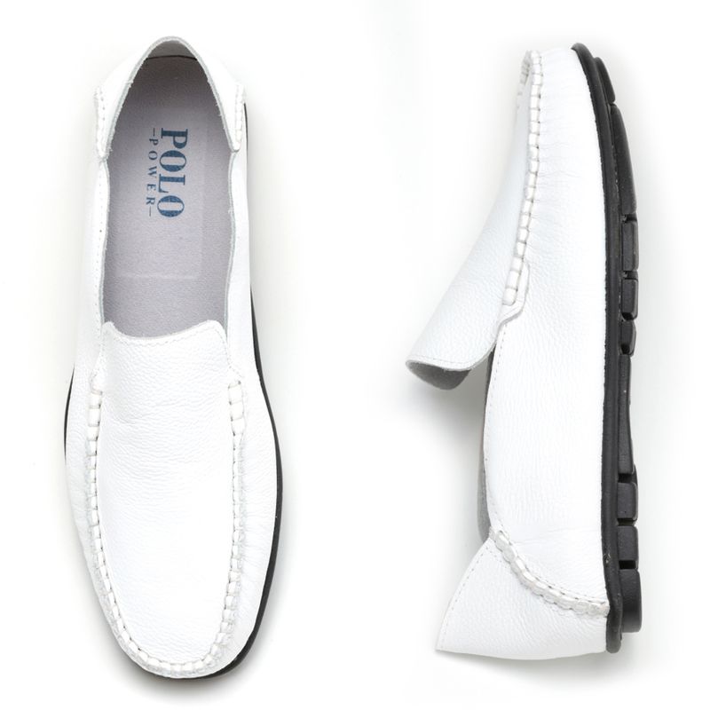 Sapato hot sale mocassim branco