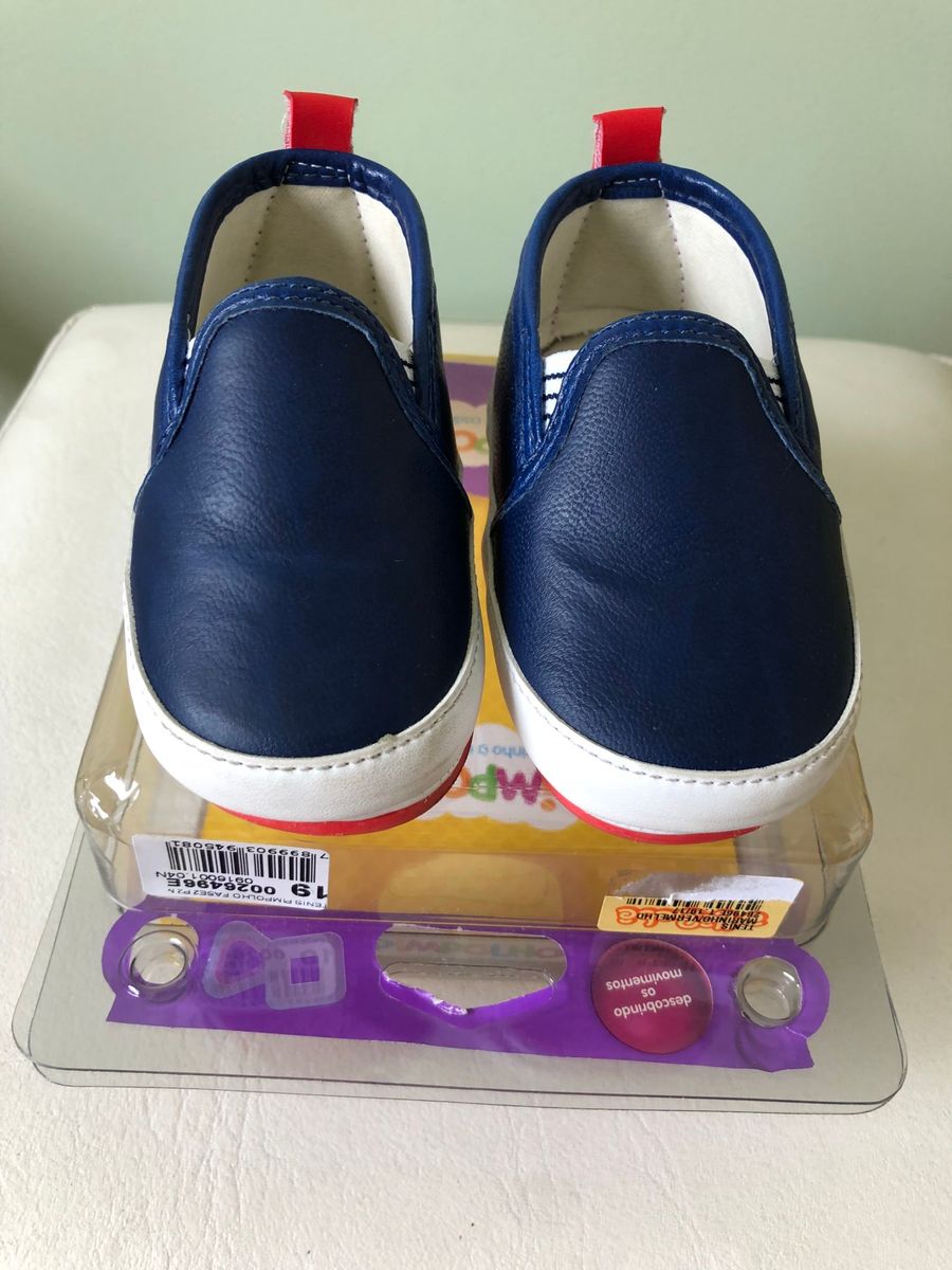 sapato bebe pimpolho masculino