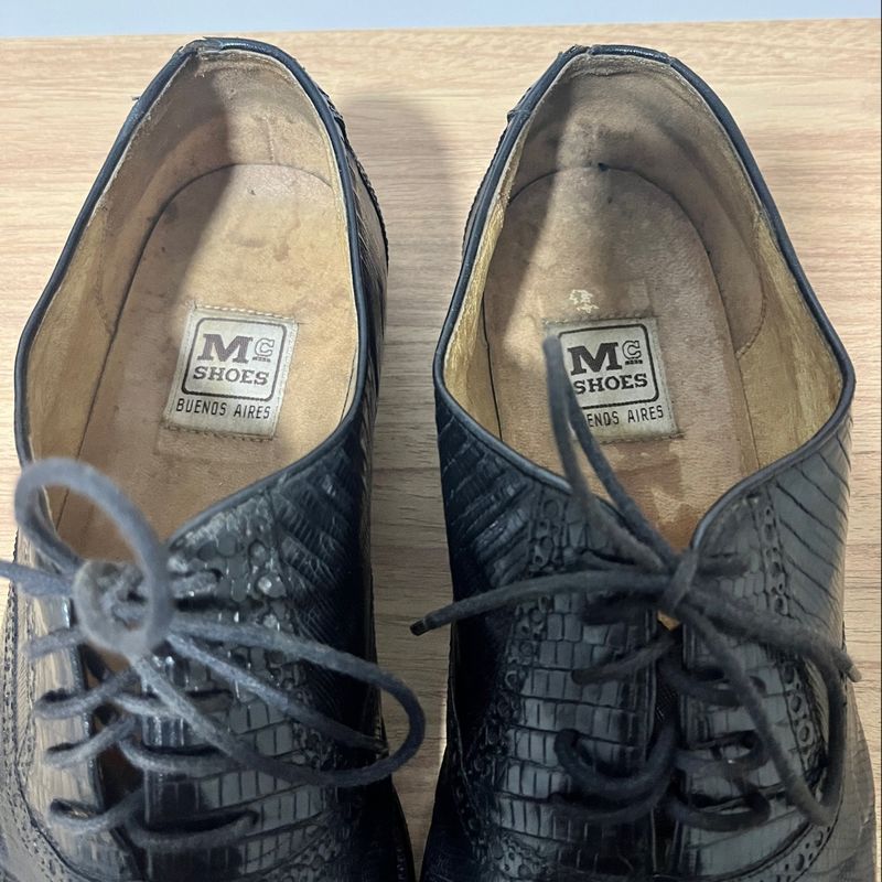 Sapato Mc Shoes de Couro Texturizado Sapato Masculino Mc Shoes