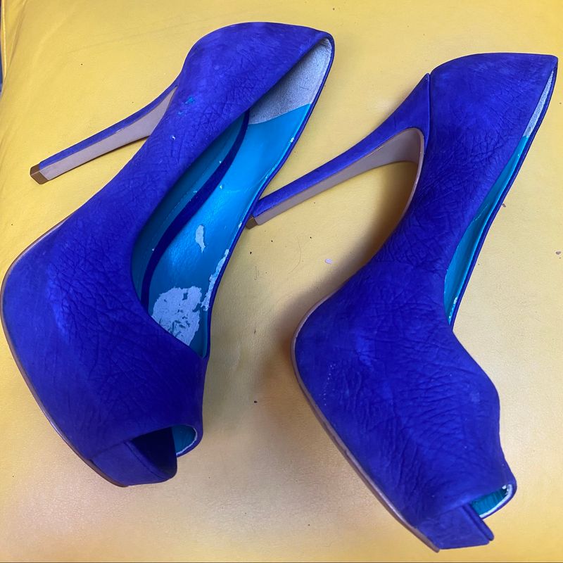 Sapato meia hot sale pata azul royal