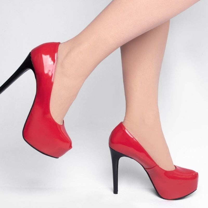 Meia Pata Salto Agulha CalÇados Sapato Meia Pata Salto Agulha