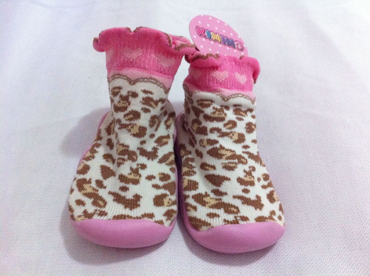 sapato de meia para bebe