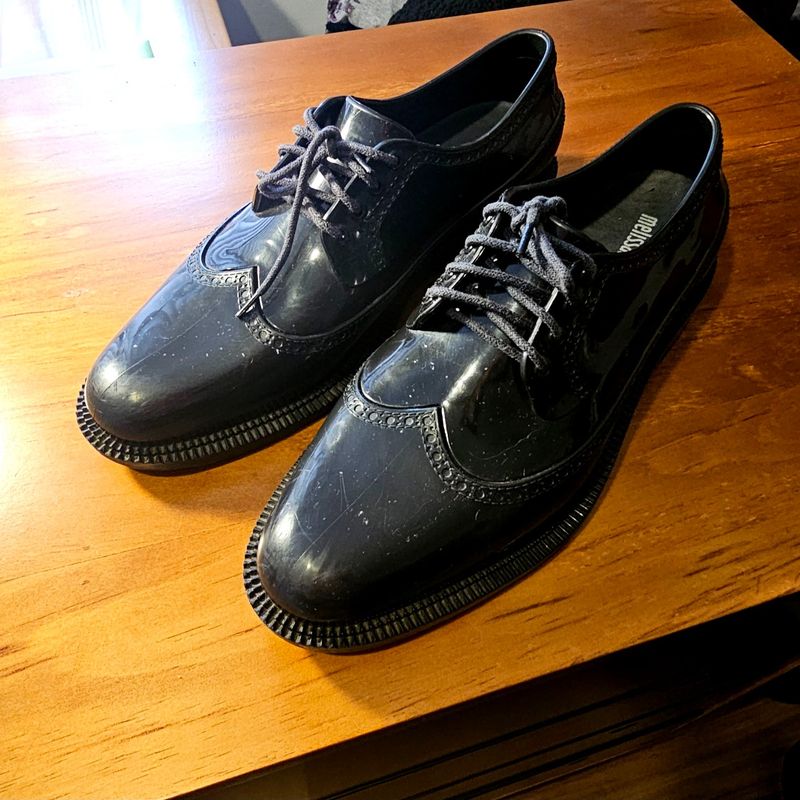 Oxford Sapato Melissa Sapato Melissa Oxford Preto Classic Brogue