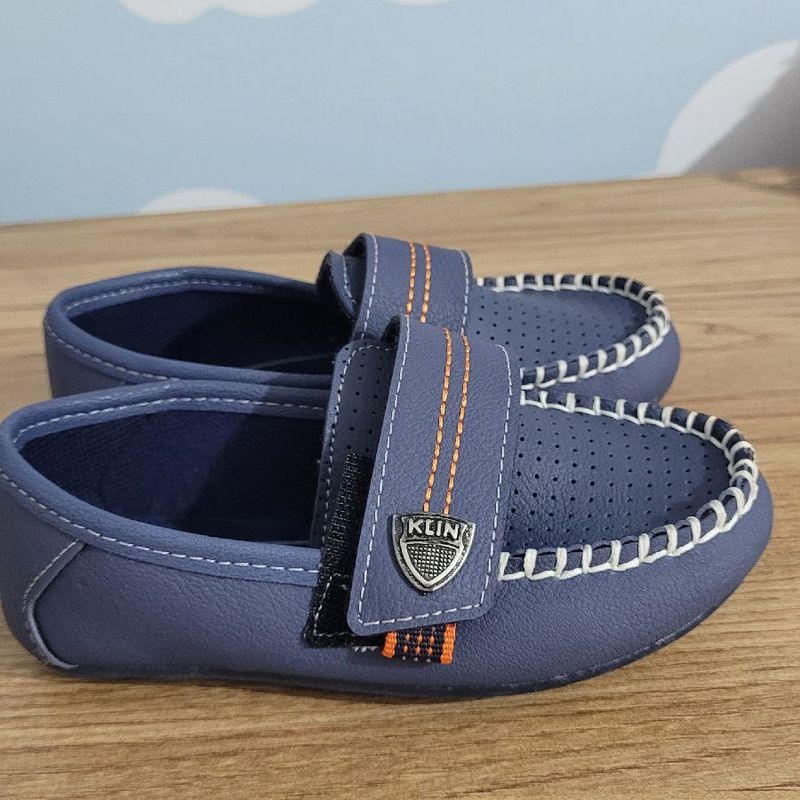 Sapato mocassim infantil store klin