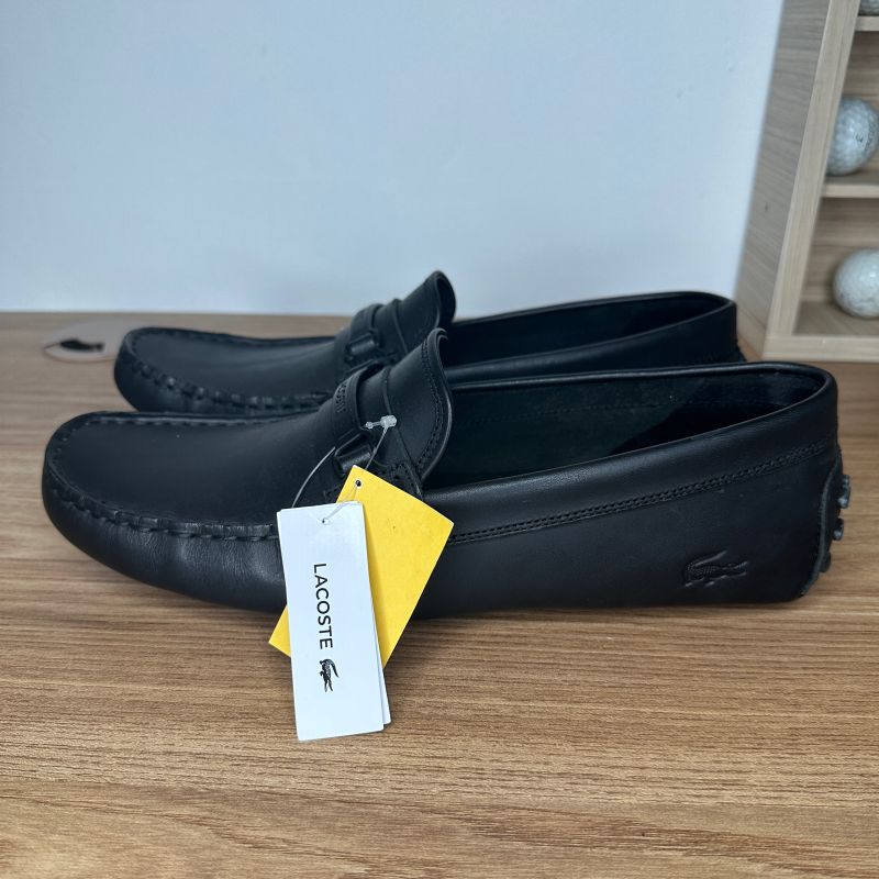 Mocassim masculino hot sale couro lacoste