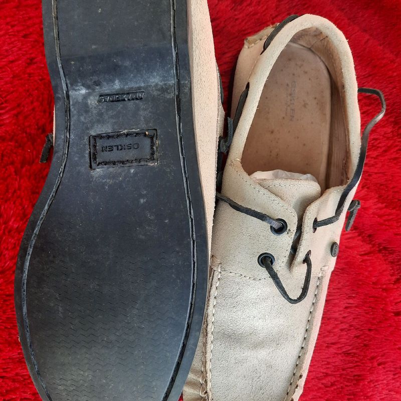 Shoe Mocassim Masculino Osklen Sapato Mocassim Masculino Cor Bege