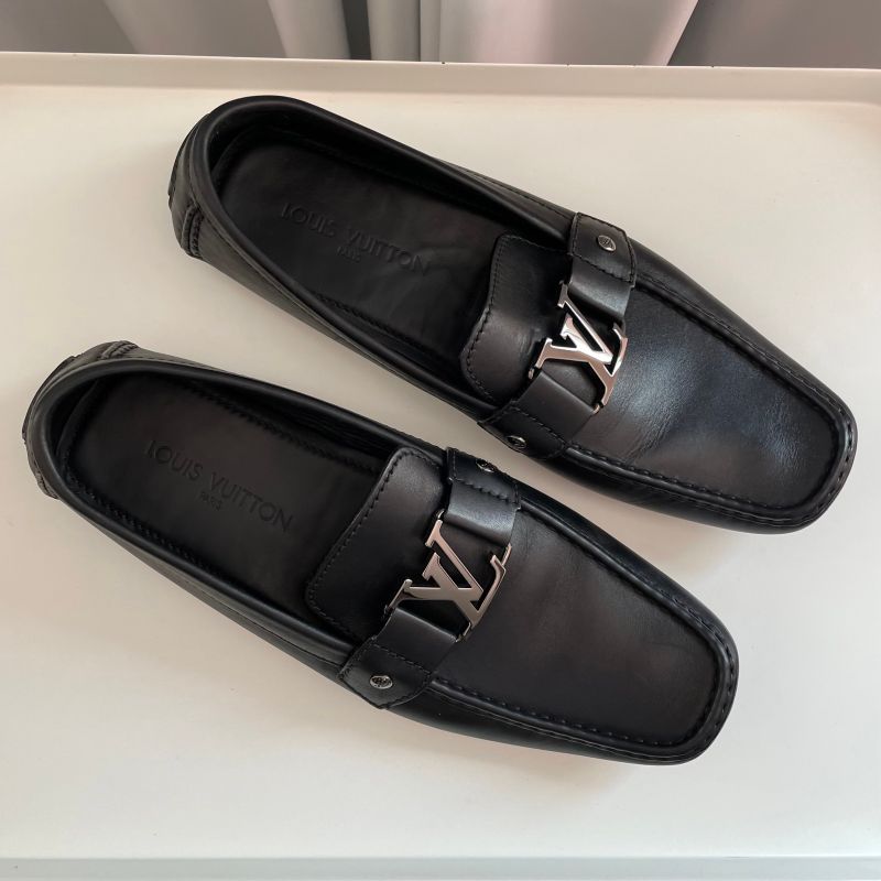 Mocassim Louis Vuitton Monte Carlo Azul Marinho