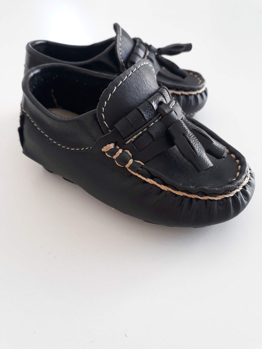 mocassim preto bebe