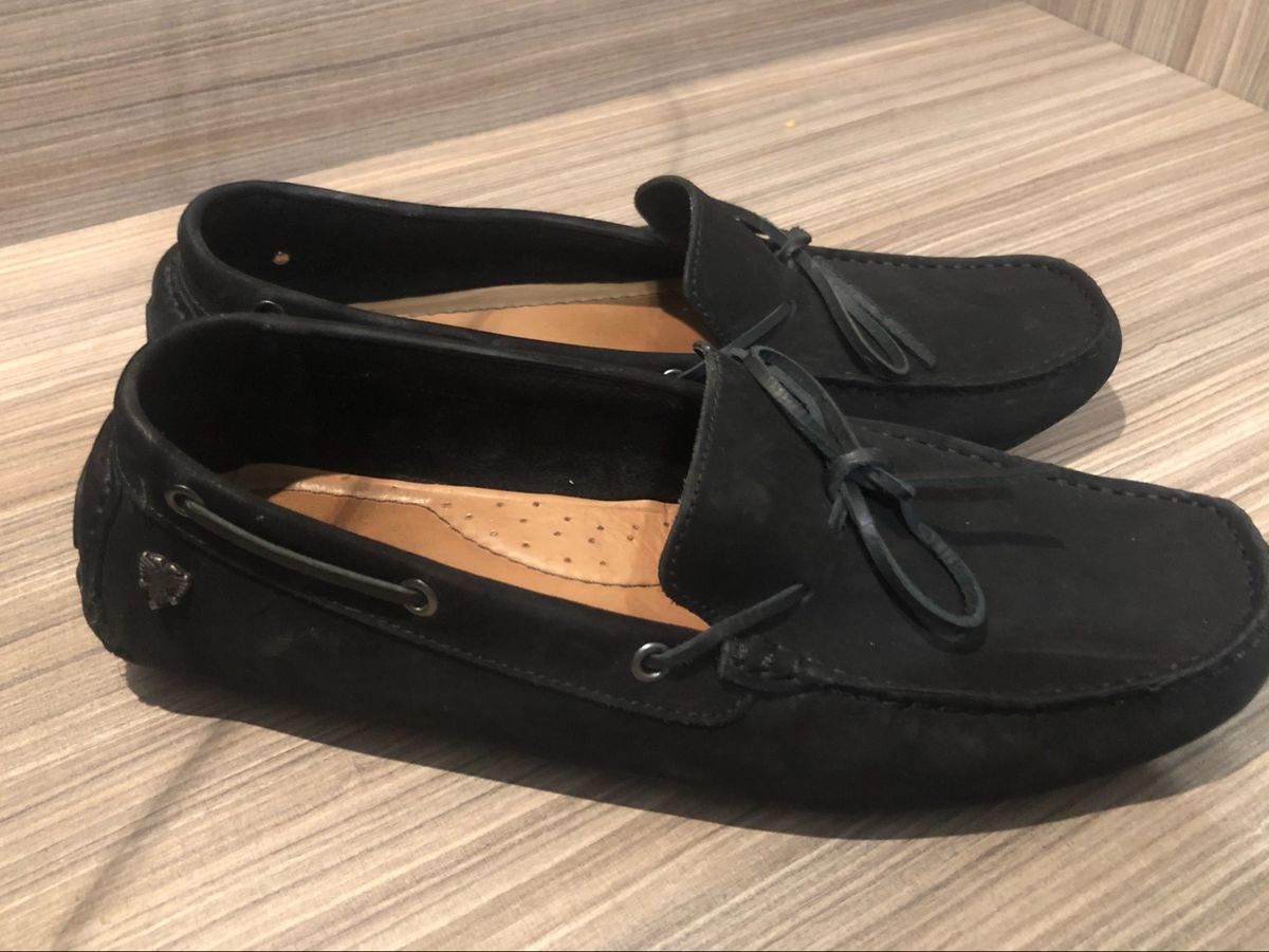 mocassim veludo masculino