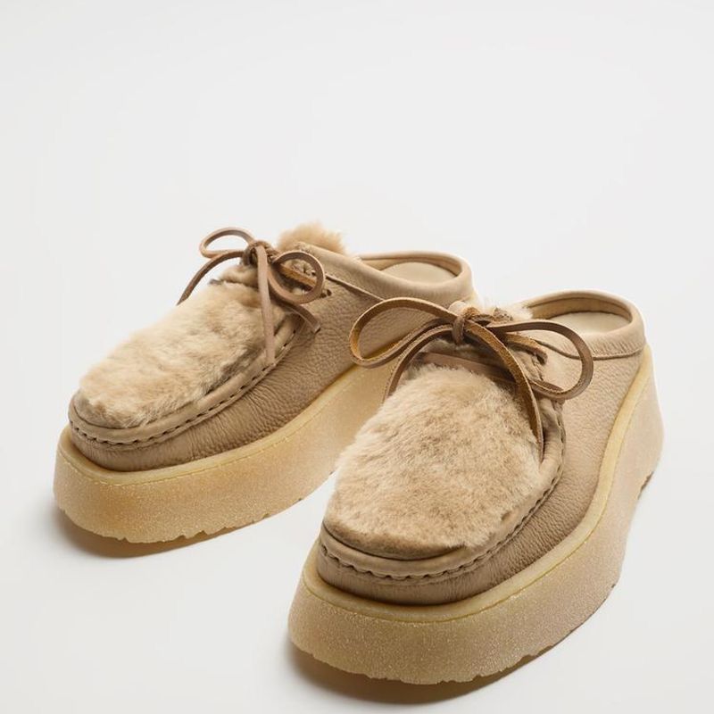 Sapato Mule de Couro Clarks® X Zara | Zara Nunca Usado 121627121
