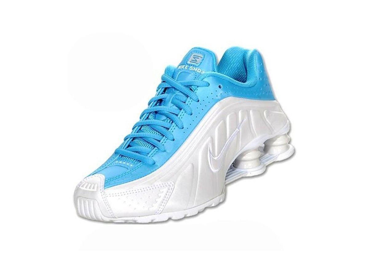 Nike 4 molas hot sale azul e branco