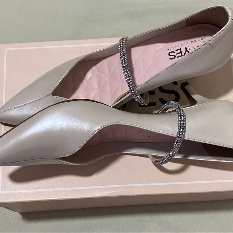 Sapato Noiva Scarpim Jorge Bischoff Say Yes Jorge Bischoff Usado