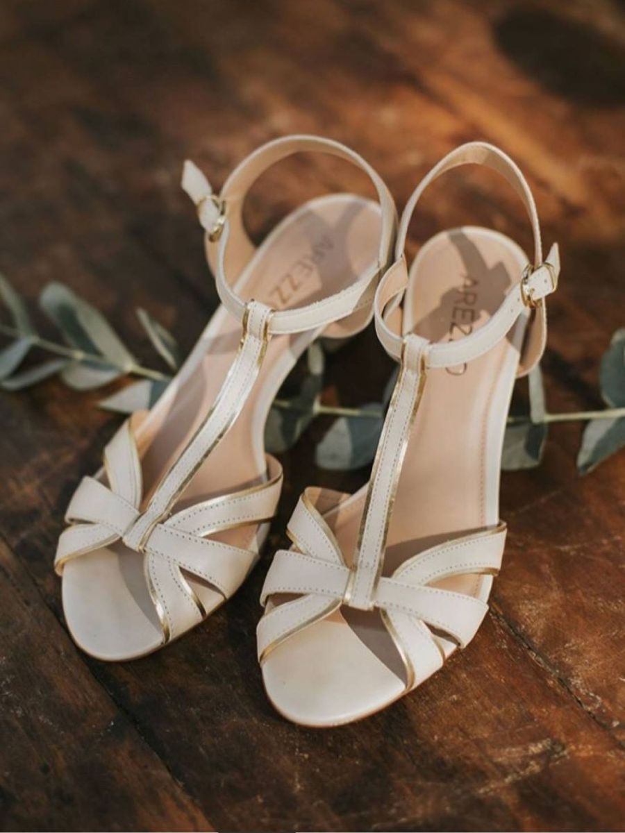 sapato noiva retrô