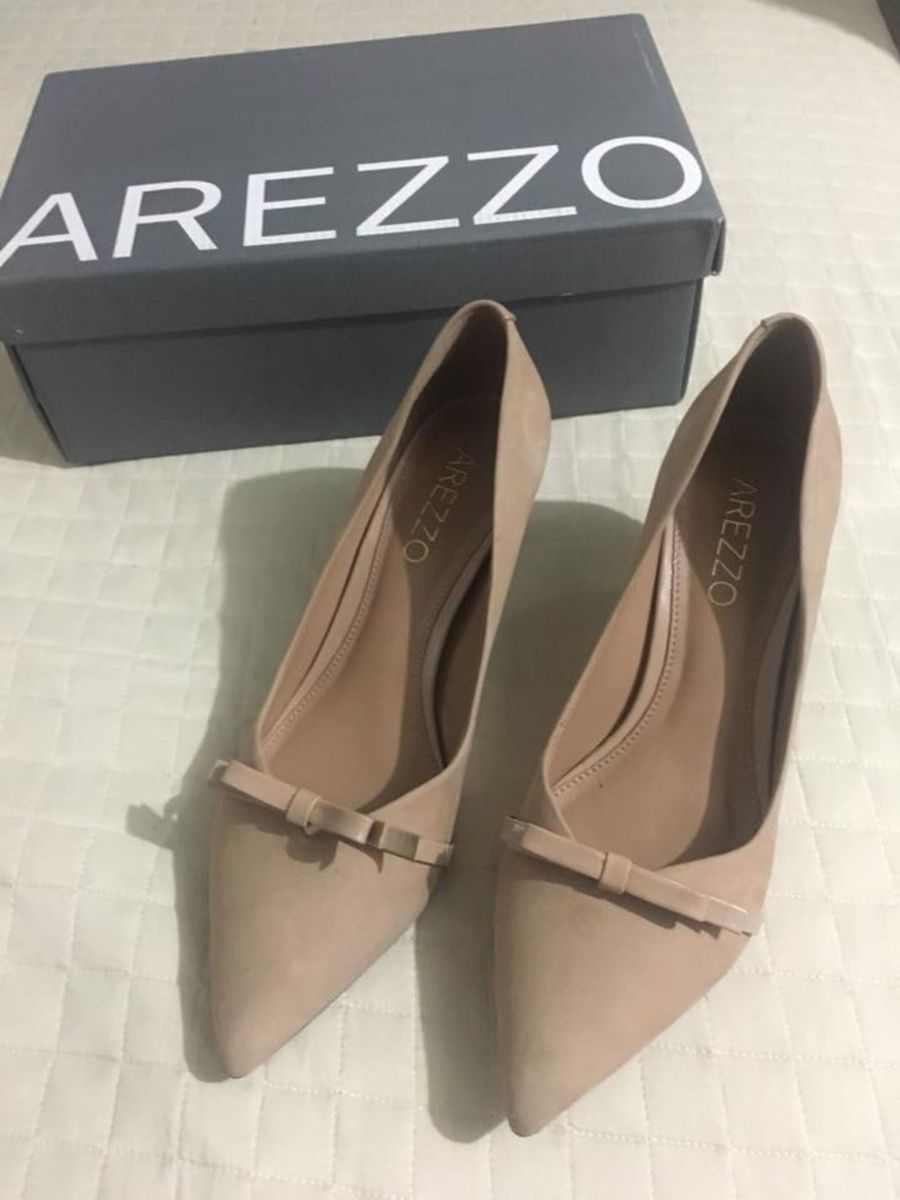 sapato nude arezzo