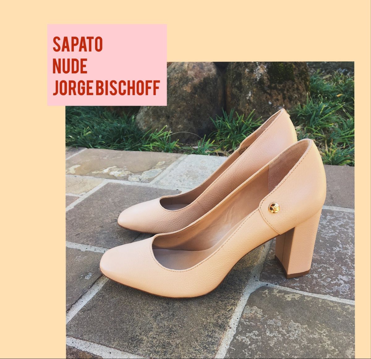 sapato nude jorge bischoff