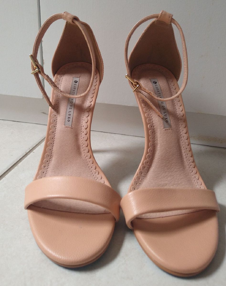 sapato nude rosado