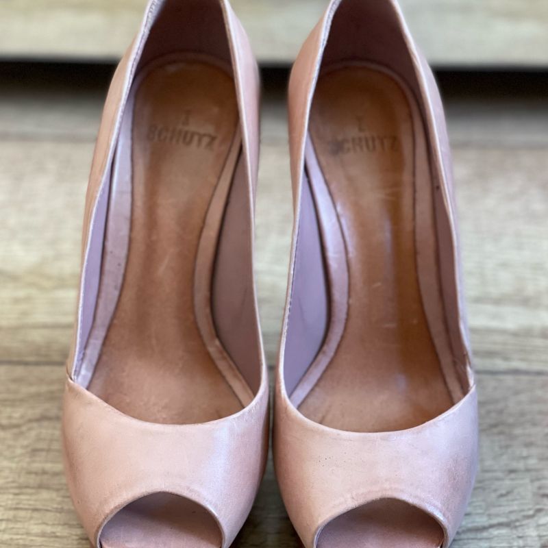 Sapato Nude Salto Alto Sch tz Sapato Feminino Schutz Usado