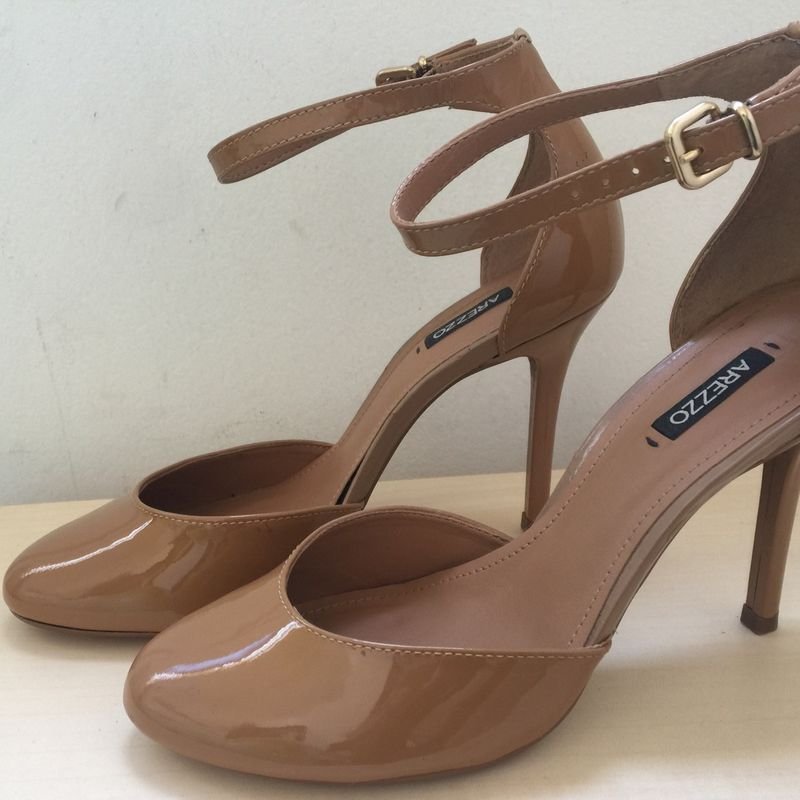 Sapato Nude Verniz Arezzo Sapato Feminino Arezzo Usado 46762860